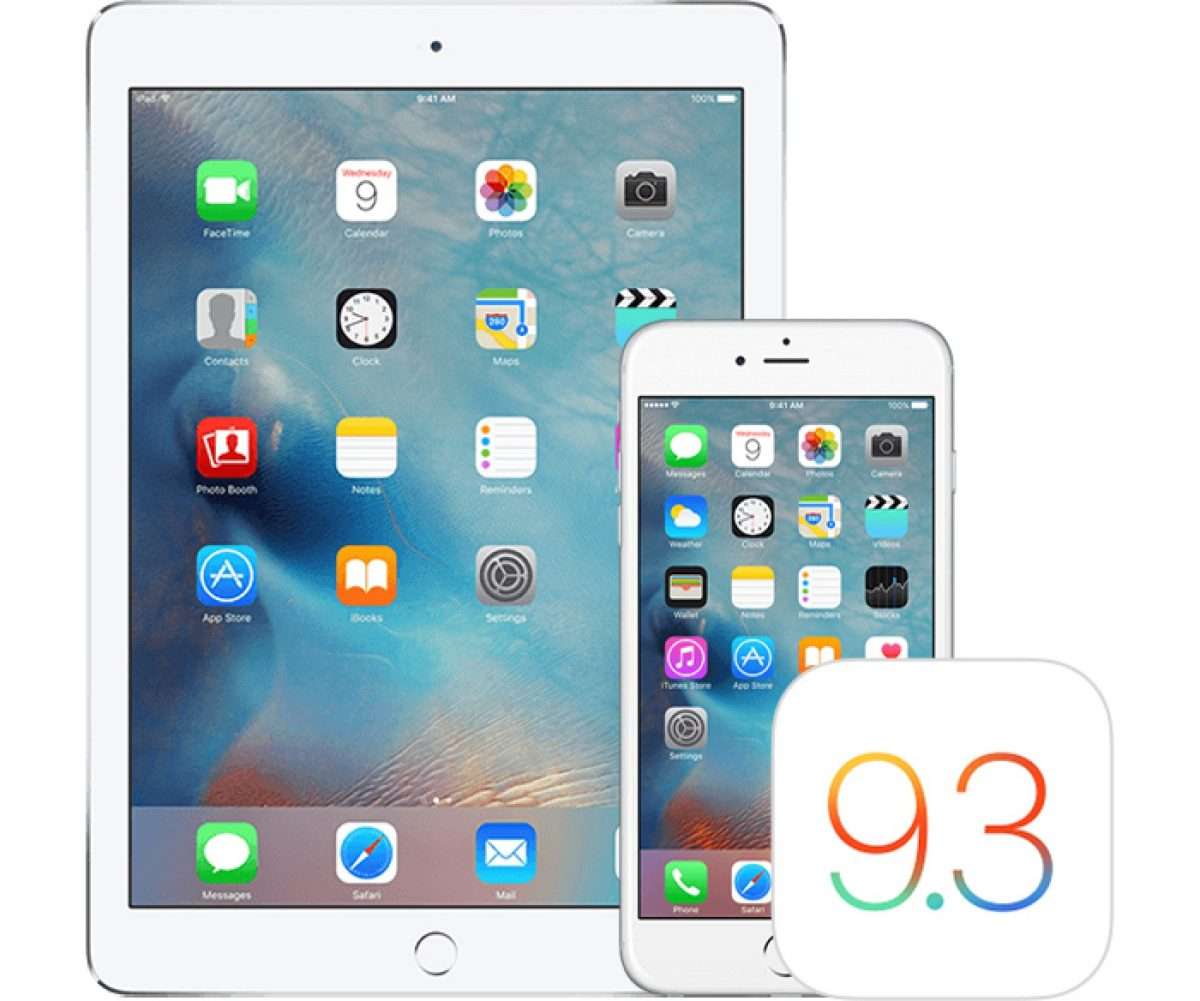 iOS на планшете
