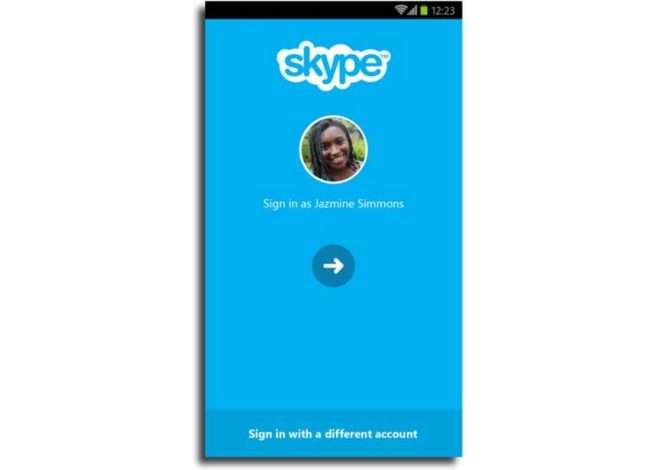 Как я зарегистрировал Skype на своем планшете Android