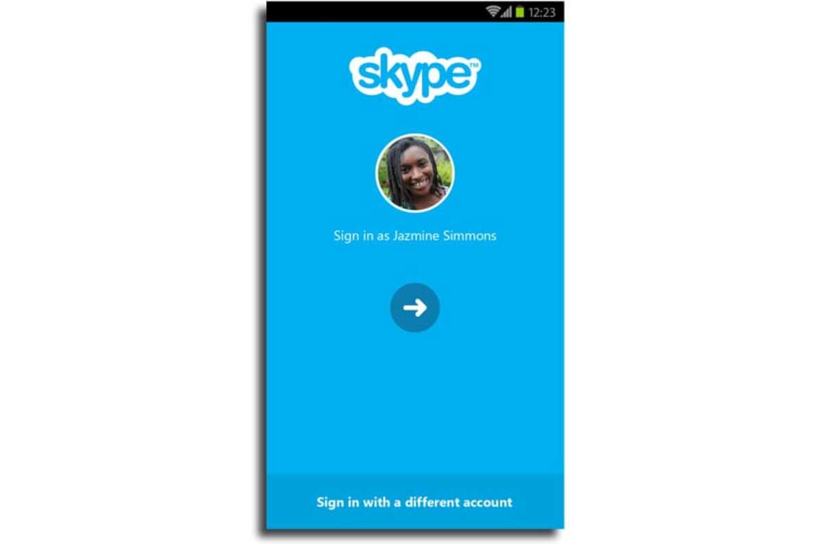 Как я зарегистрировал Skype на своем планшете Android