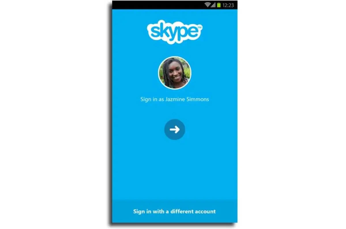 Как я зарегистрировал Skype на своем планшете Android