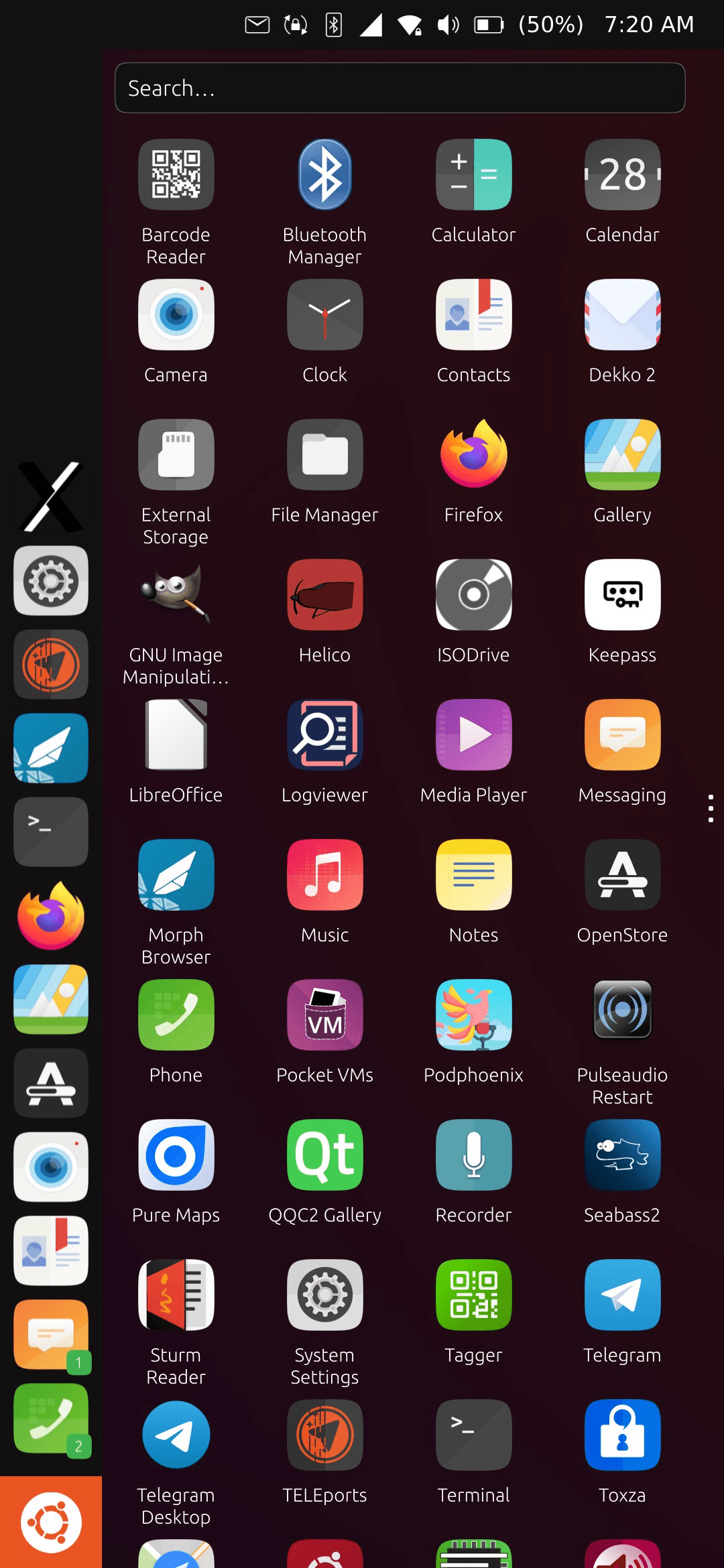 Мой опыт использования программ для смартфонов на Linux