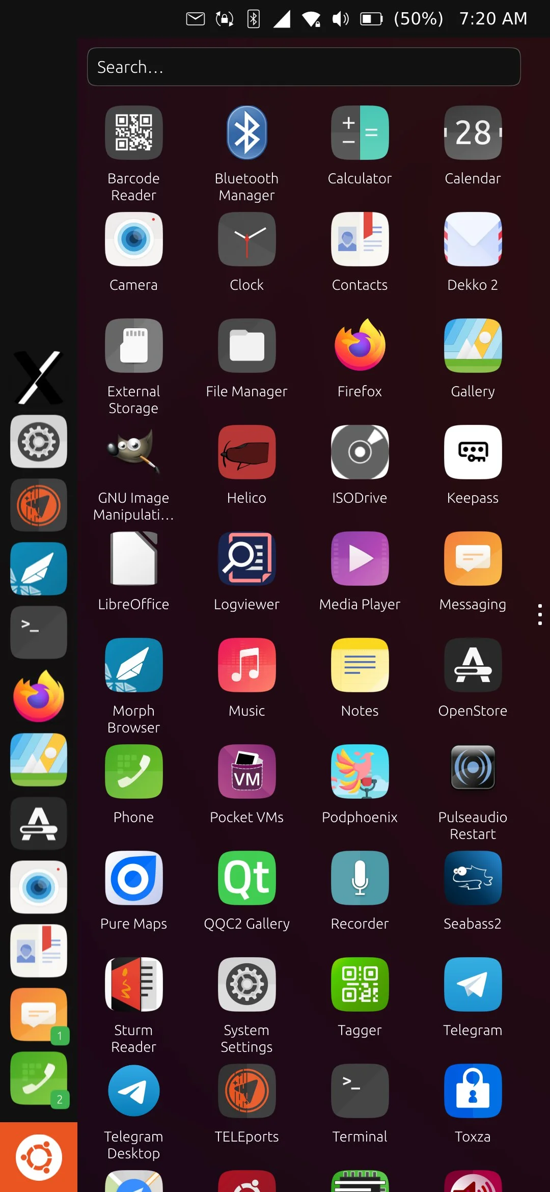 Мой опыт использования программ для смартфонов на Linux