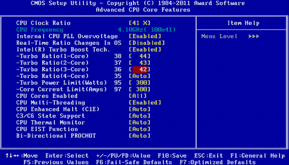 Разгон процессора Intel Core i7 2600K